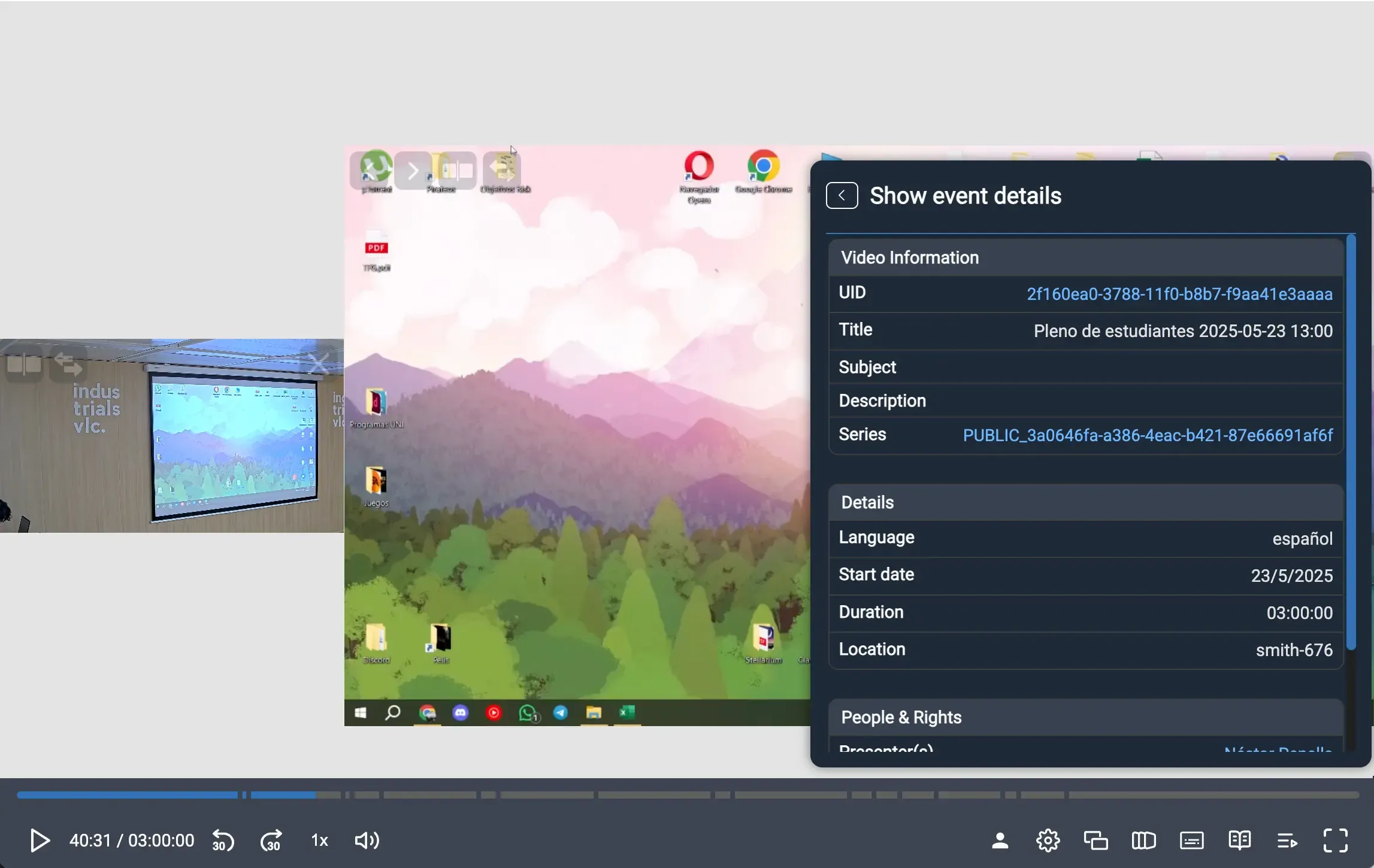 Event Details Plugin